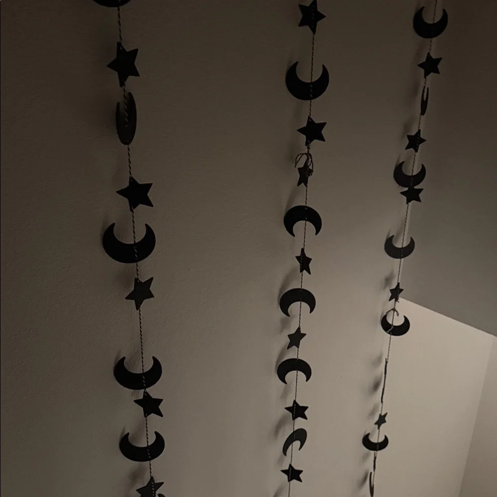 Celestial Wood Garland for Parties